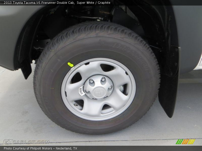 Super White / Graphite 2013 Toyota Tacoma V6 Prerunner Double Cab