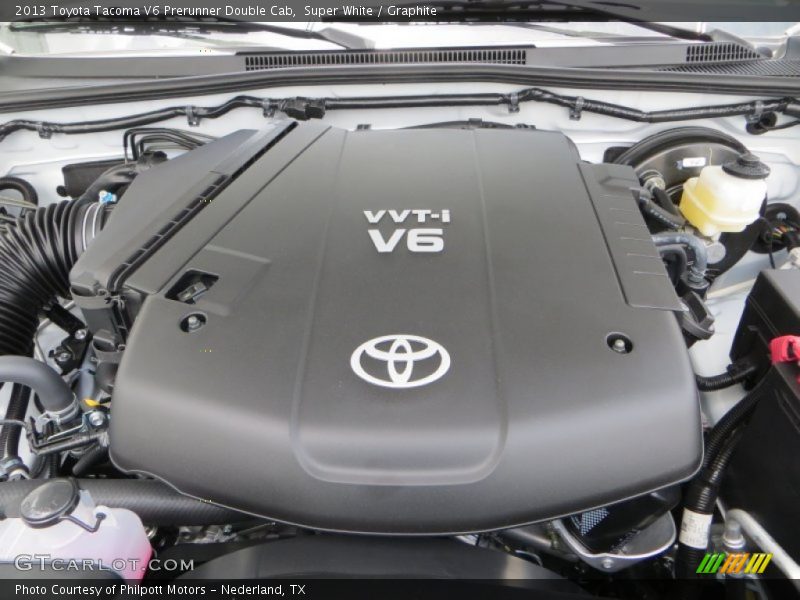 Super White / Graphite 2013 Toyota Tacoma V6 Prerunner Double Cab