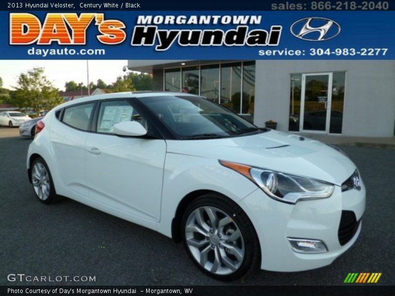 Century White / Black 2013 Hyundai Veloster