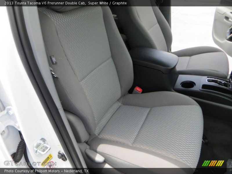 Super White / Graphite 2013 Toyota Tacoma V6 Prerunner Double Cab