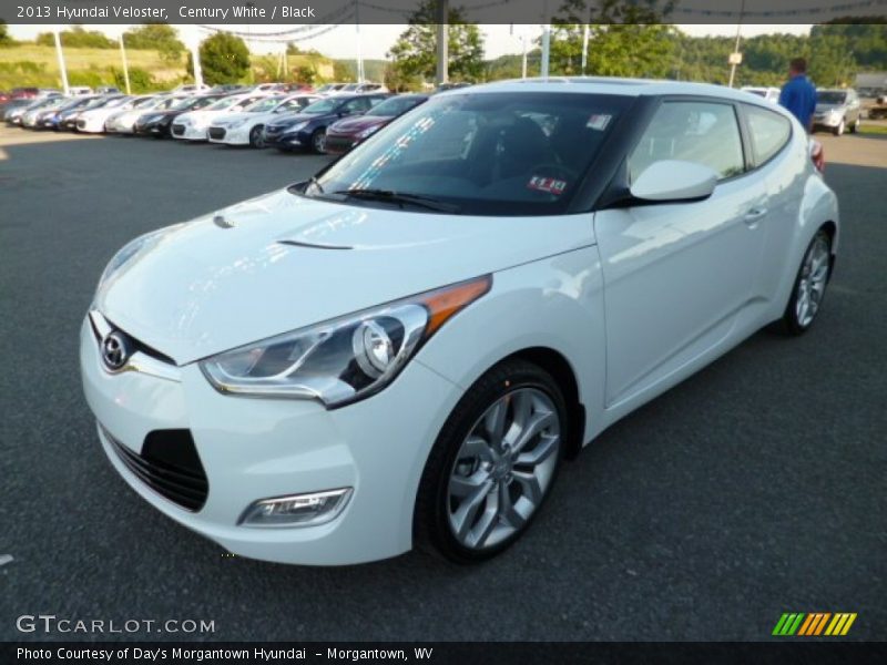 Century White / Black 2013 Hyundai Veloster