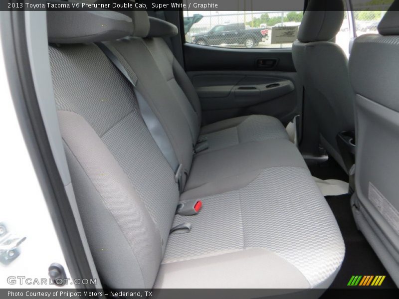 Super White / Graphite 2013 Toyota Tacoma V6 Prerunner Double Cab