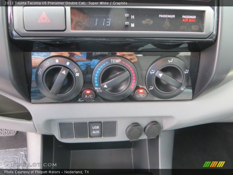 Super White / Graphite 2013 Toyota Tacoma V6 Prerunner Double Cab