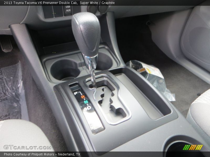 Super White / Graphite 2013 Toyota Tacoma V6 Prerunner Double Cab