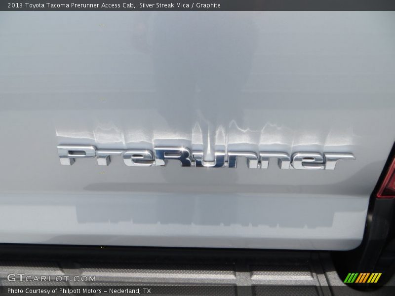 Silver Streak Mica / Graphite 2013 Toyota Tacoma Prerunner Access Cab