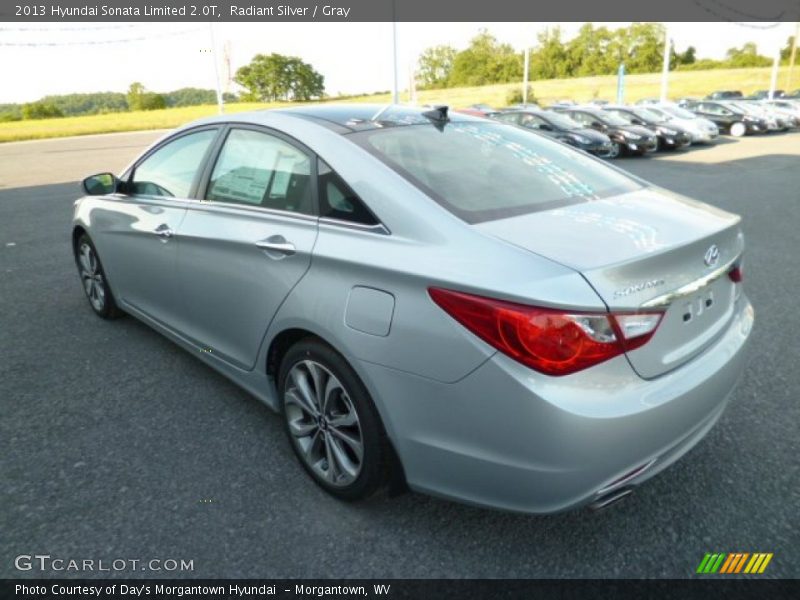 Radiant Silver / Gray 2013 Hyundai Sonata Limited 2.0T