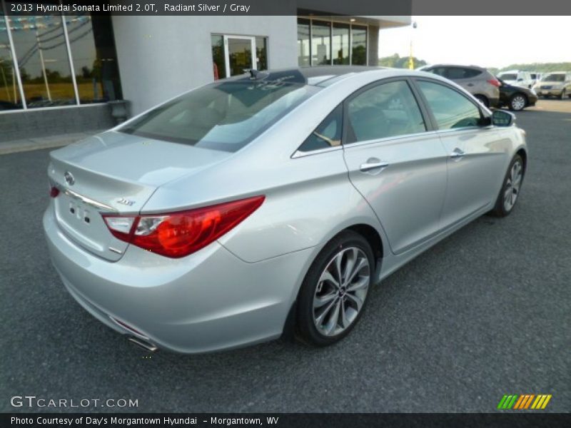 Radiant Silver / Gray 2013 Hyundai Sonata Limited 2.0T