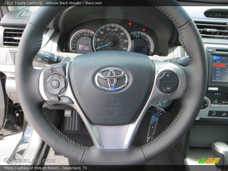 Attitude Black Metallic / Black/Ash 2013 Toyota Camry SE