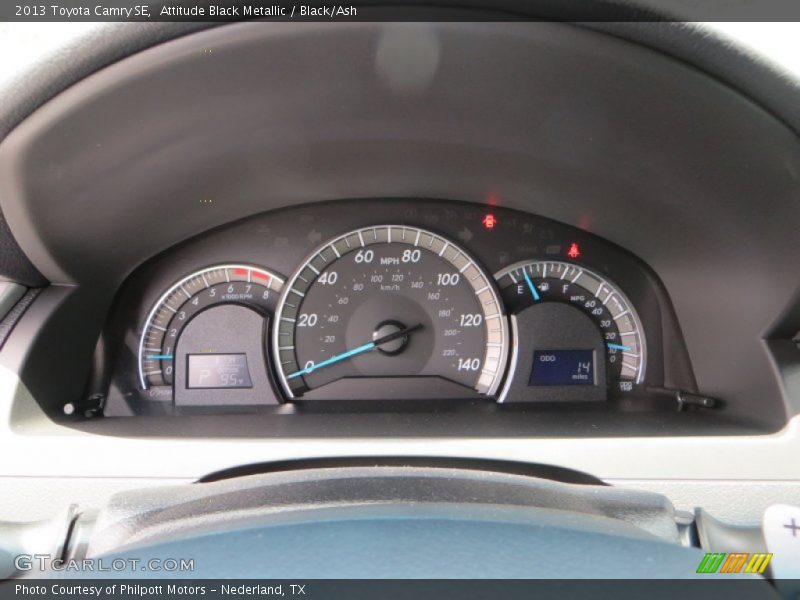 Attitude Black Metallic / Black/Ash 2013 Toyota Camry SE