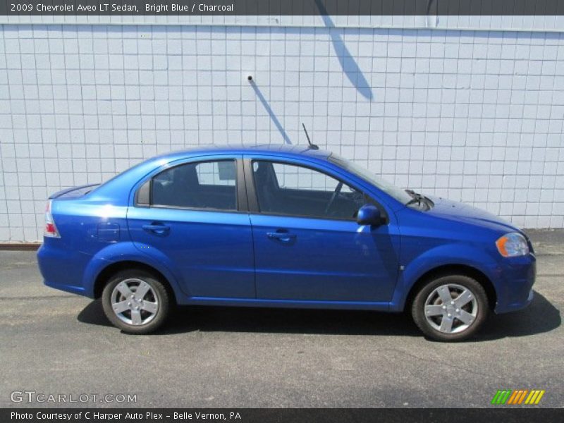 Bright Blue / Charcoal 2009 Chevrolet Aveo LT Sedan