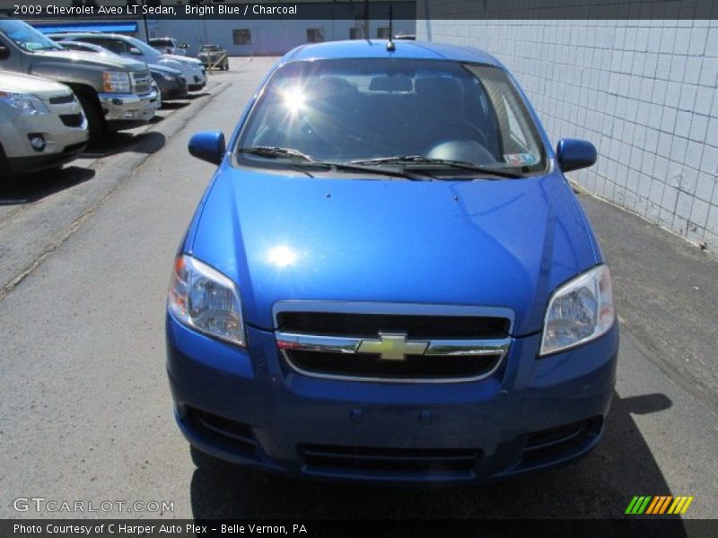 Bright Blue / Charcoal 2009 Chevrolet Aveo LT Sedan