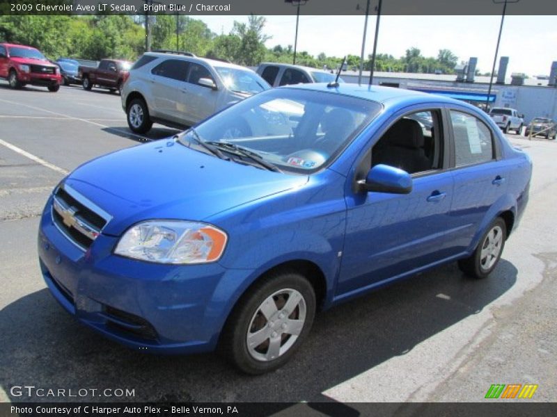 Bright Blue / Charcoal 2009 Chevrolet Aveo LT Sedan