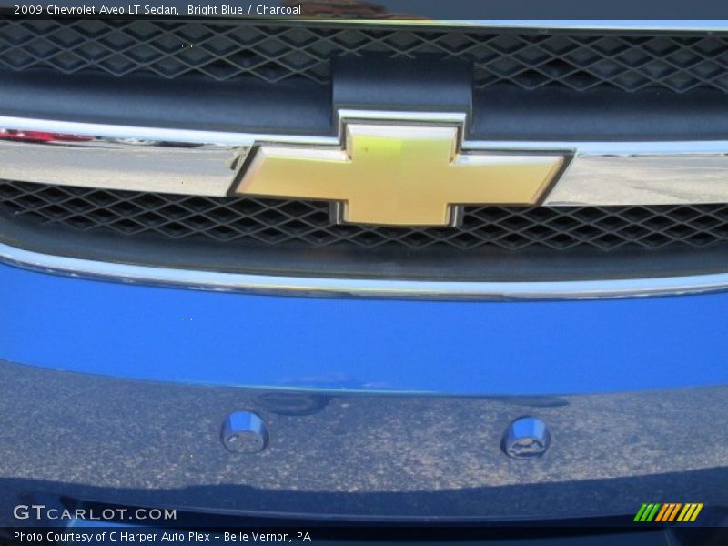 Bright Blue / Charcoal 2009 Chevrolet Aveo LT Sedan