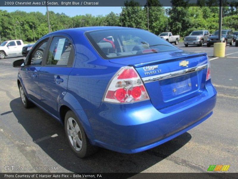 Bright Blue / Charcoal 2009 Chevrolet Aveo LT Sedan
