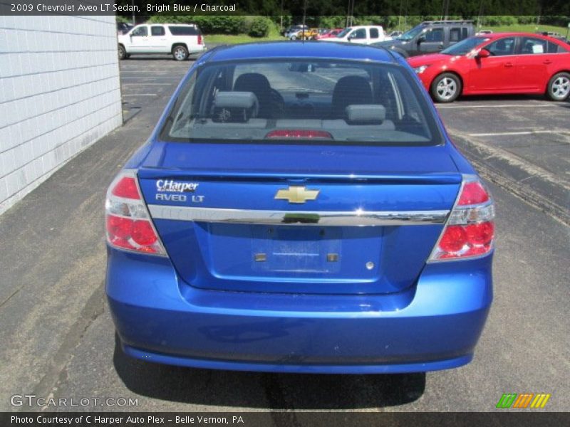 Bright Blue / Charcoal 2009 Chevrolet Aveo LT Sedan