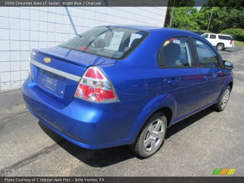Bright Blue / Charcoal 2009 Chevrolet Aveo LT Sedan