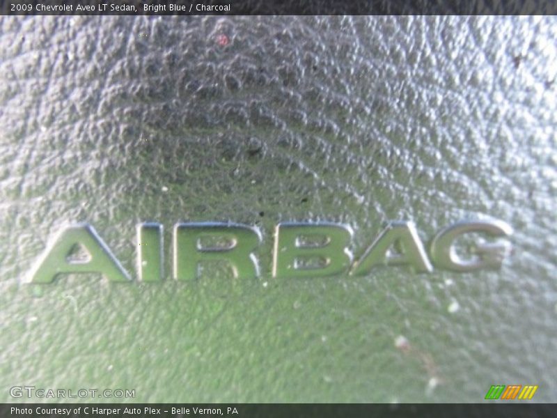 Bright Blue / Charcoal 2009 Chevrolet Aveo LT Sedan
