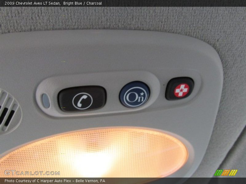 Bright Blue / Charcoal 2009 Chevrolet Aveo LT Sedan