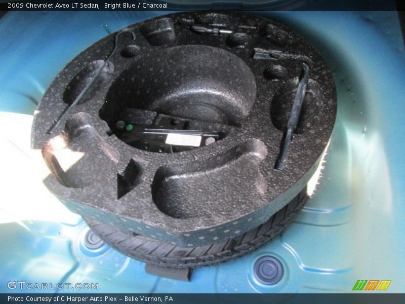 Bright Blue / Charcoal 2009 Chevrolet Aveo LT Sedan
