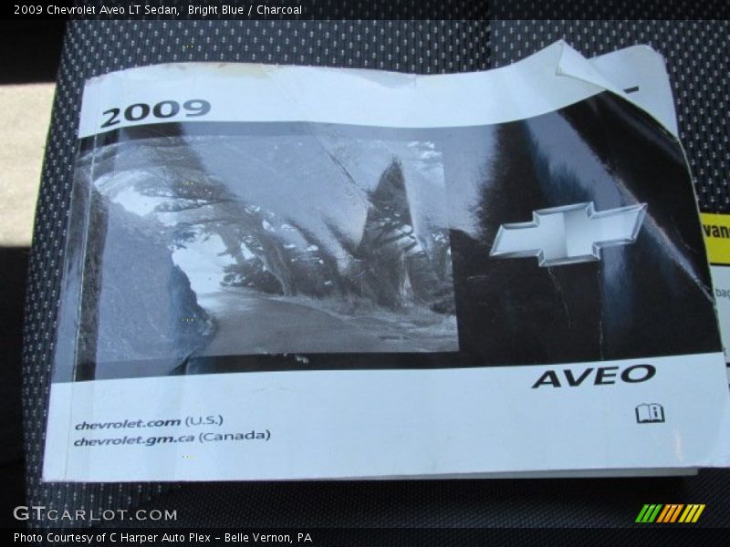 Bright Blue / Charcoal 2009 Chevrolet Aveo LT Sedan