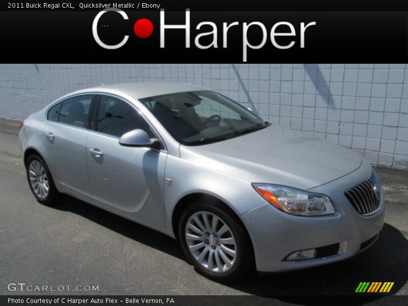 Quicksilver Metallic / Ebony 2011 Buick Regal CXL