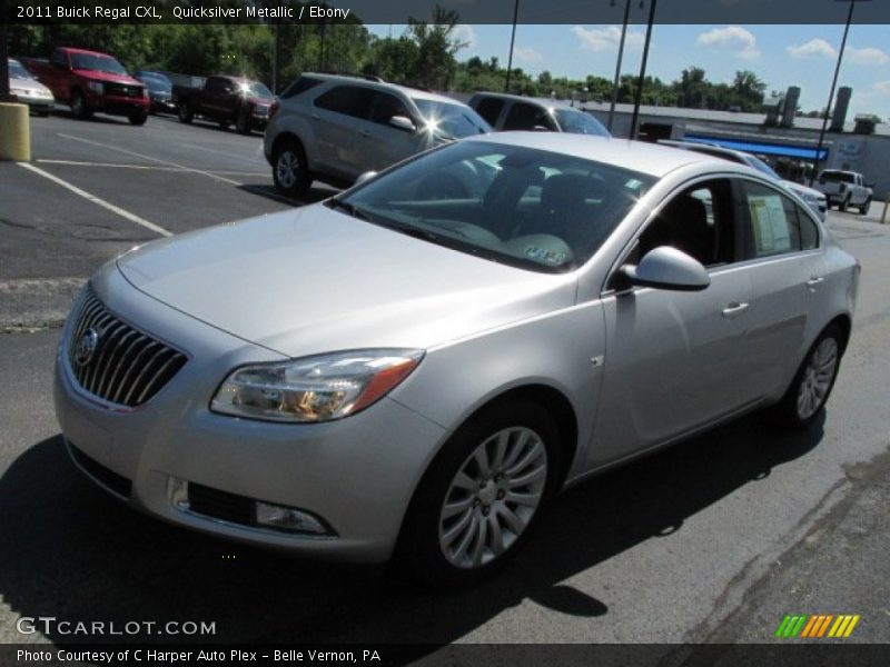 Quicksilver Metallic / Ebony 2011 Buick Regal CXL