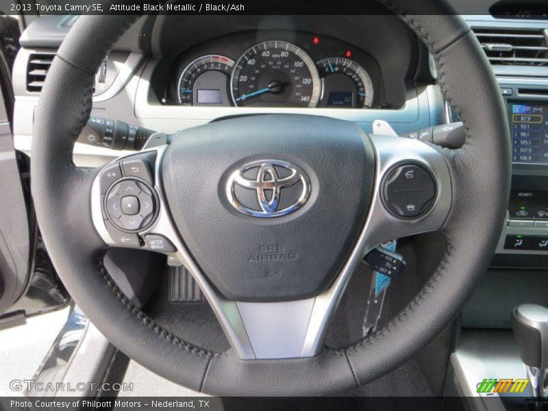 Attitude Black Metallic / Black/Ash 2013 Toyota Camry SE