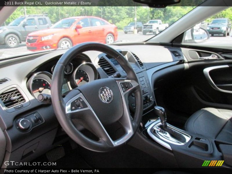 Quicksilver Metallic / Ebony 2011 Buick Regal CXL