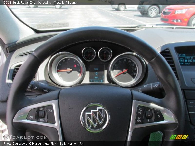 Quicksilver Metallic / Ebony 2011 Buick Regal CXL