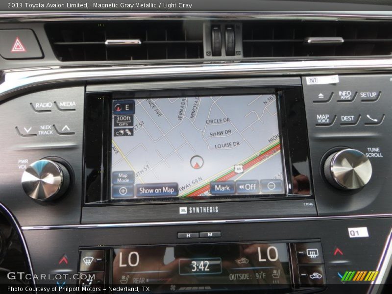 Magnetic Gray Metallic / Light Gray 2013 Toyota Avalon Limited