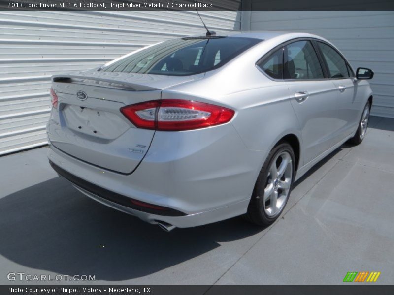 Ingot Silver Metallic / Charcoal Black 2013 Ford Fusion SE 1.6 EcoBoost