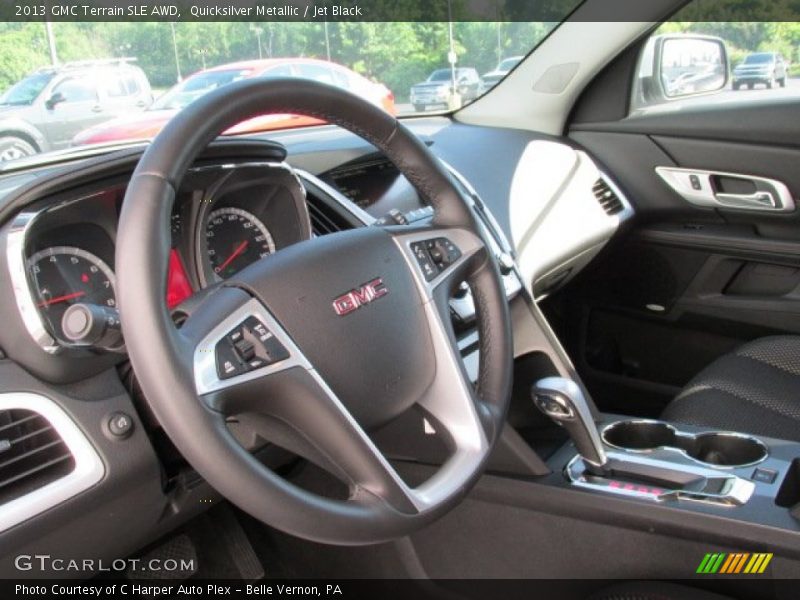 Quicksilver Metallic / Jet Black 2013 GMC Terrain SLE AWD