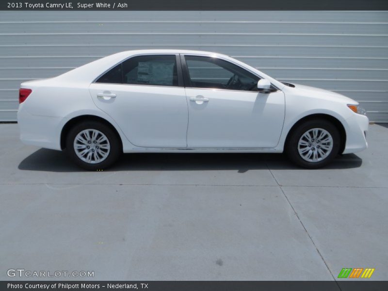 Super White / Ash 2013 Toyota Camry LE