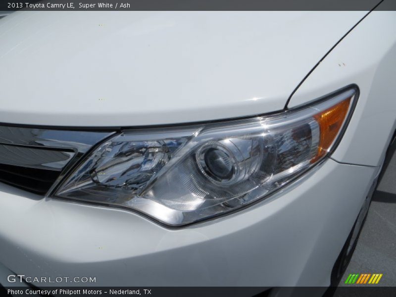 Super White / Ash 2013 Toyota Camry LE