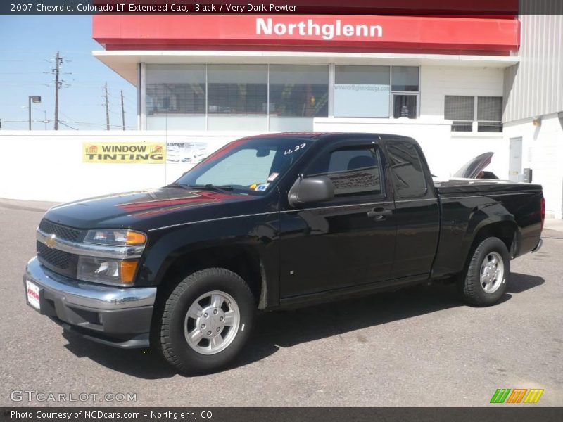 Black / Very Dark Pewter 2007 Chevrolet Colorado LT Extended Cab