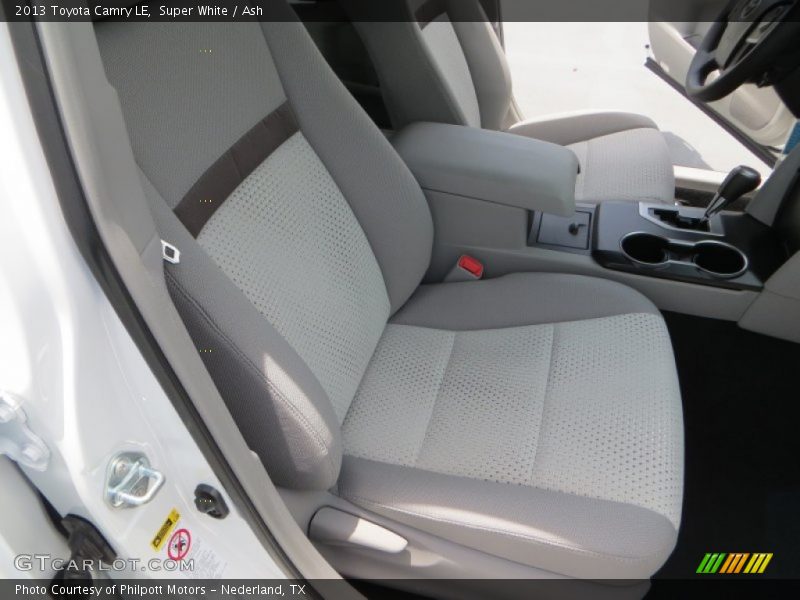 Super White / Ash 2013 Toyota Camry LE