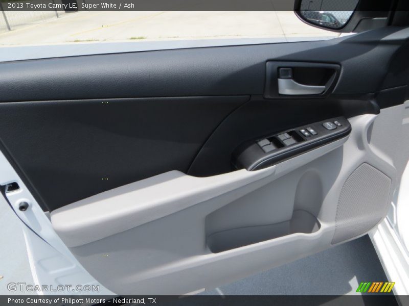 Super White / Ash 2013 Toyota Camry LE