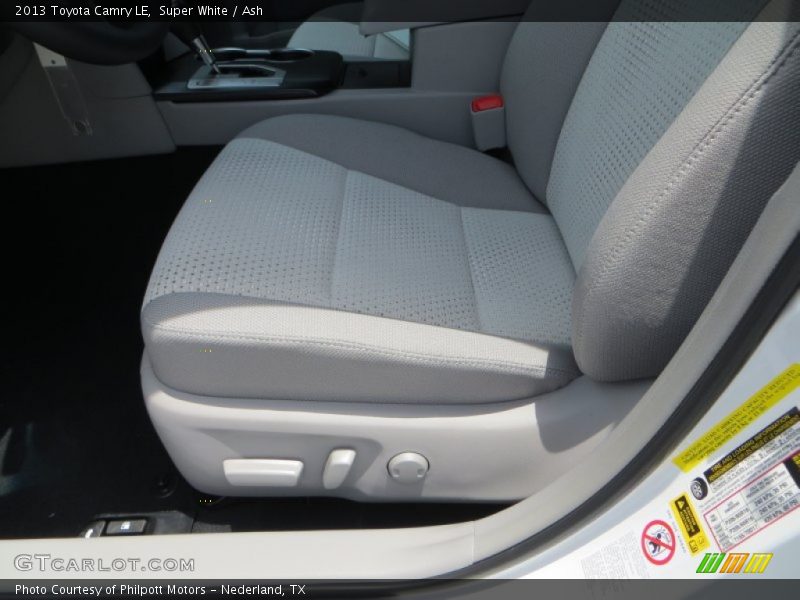 Super White / Ash 2013 Toyota Camry LE
