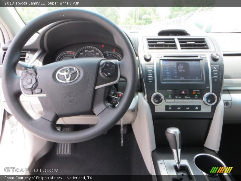 Super White / Ash 2013 Toyota Camry LE