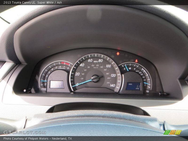 Super White / Ash 2013 Toyota Camry LE