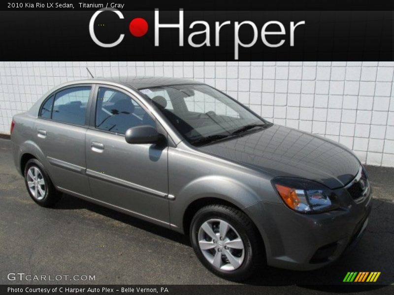 Titanium / Gray 2010 Kia Rio LX Sedan