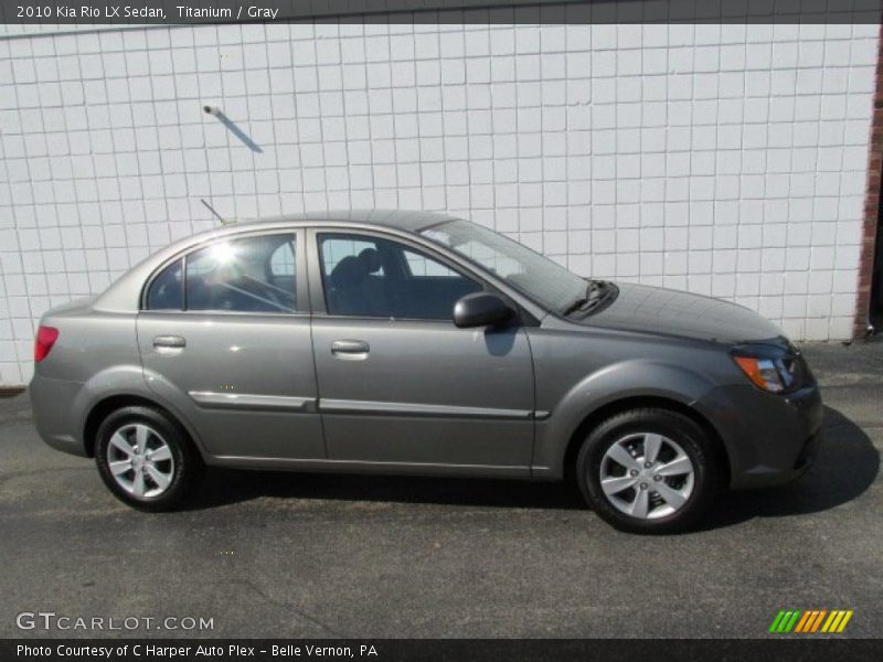 Titanium / Gray 2010 Kia Rio LX Sedan