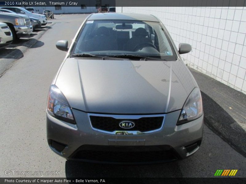 Titanium / Gray 2010 Kia Rio LX Sedan