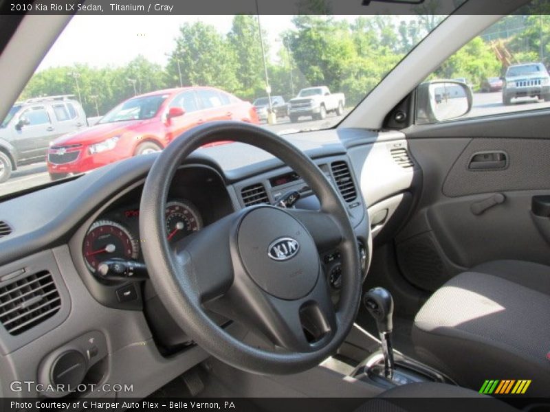 Titanium / Gray 2010 Kia Rio LX Sedan