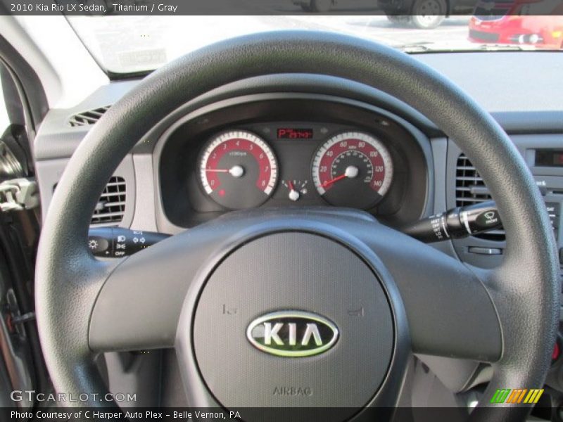 Titanium / Gray 2010 Kia Rio LX Sedan