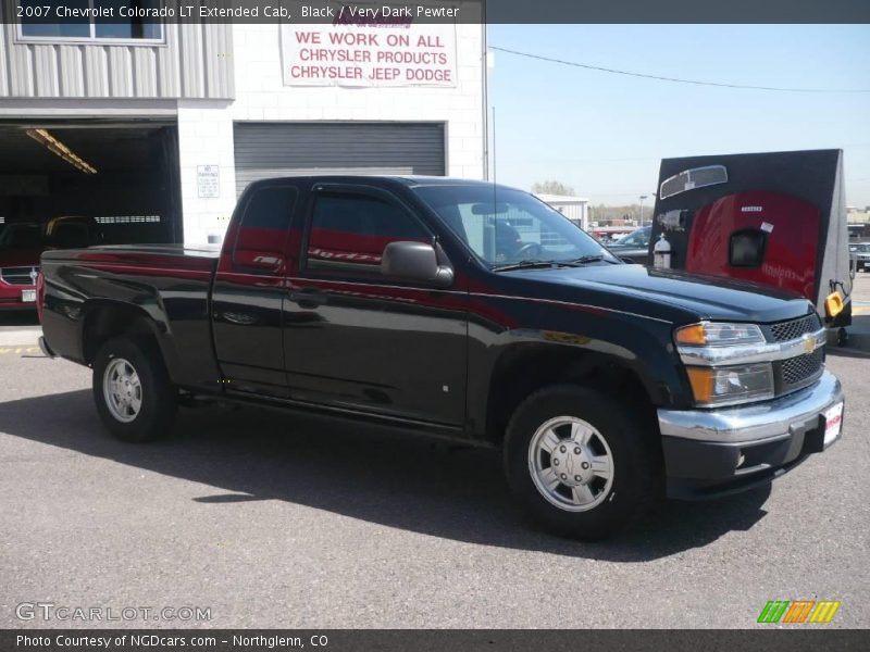 Black / Very Dark Pewter 2007 Chevrolet Colorado LT Extended Cab