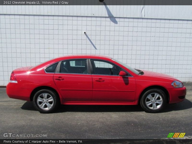 Victory Red / Gray 2012 Chevrolet Impala LS