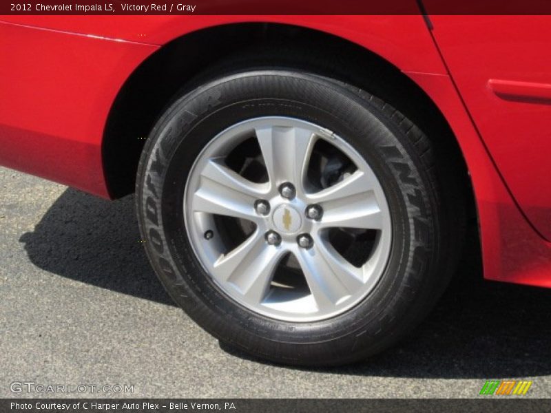 Victory Red / Gray 2012 Chevrolet Impala LS