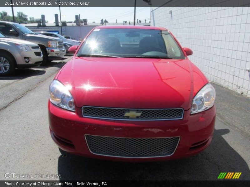 Victory Red / Gray 2012 Chevrolet Impala LS