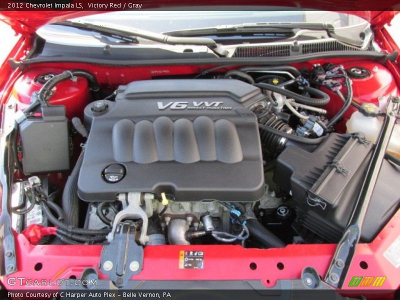 Victory Red / Gray 2012 Chevrolet Impala LS